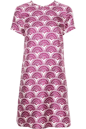 La DoubleJ Vestido corto de seda Swing