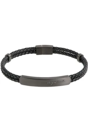 AGNÈS B. Pulsera con logo grabado
