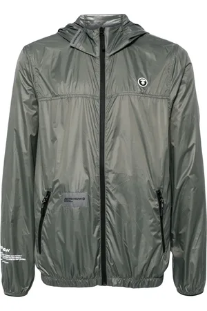 A Bathing Ape Chamarra con capucha y aplique del logo
