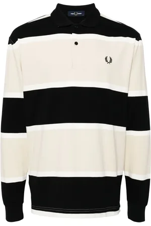 Fred Perry Playera tipo polo con rayas estampadas