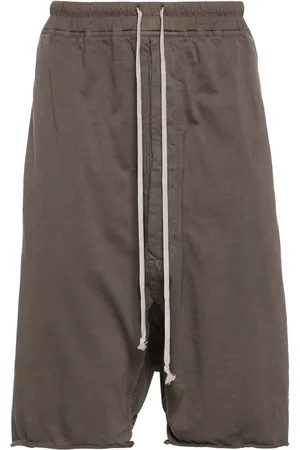 Rick Owens Shorts deportivos drop crotch