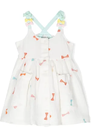 Stella McCartney Vestido con detalle de moño