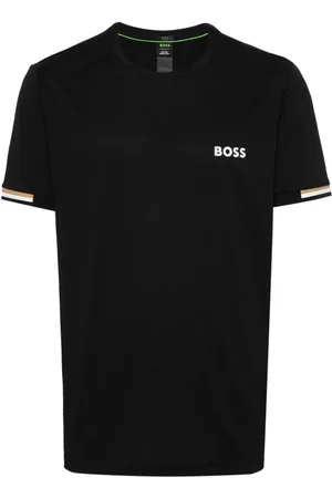 HUGO BOSS Playera con detalle de rayas en contraste de x Matteo Berrettini