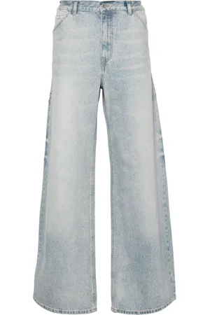 Courrèges Jeans rectos con tiro medio