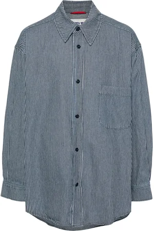 Autry Camisa con rayas estampadas