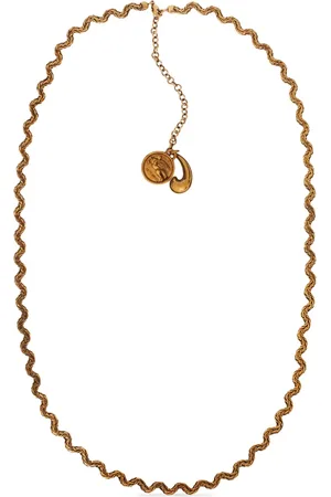 Etro Collar de cadena con dijes del logo
