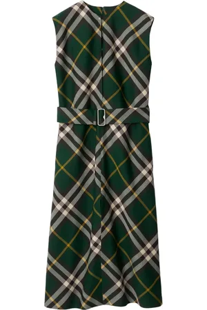 Burberry Vestido midi NovaCheck