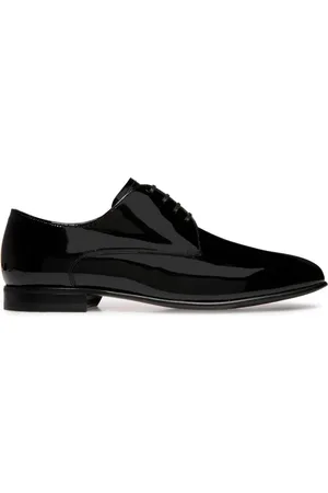 Bally Zapatos derby de charol con puntera de almendra