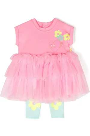 Billieblush Set de vestido con capa de tul