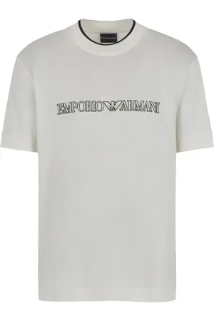 Emporio Armani Playera con logo bordado