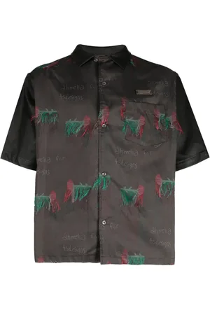 4SDESIGNS Camisa manga corta con estampado gráfico