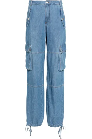 Moschino Jeans cargo con cordón en el dobladillo