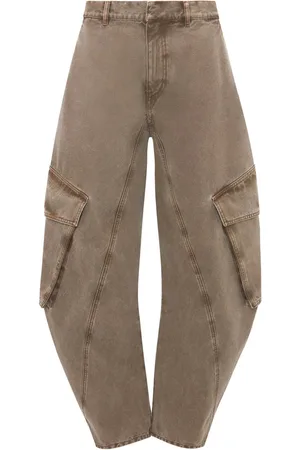 J.W.Anderson Jeans cargo con diseño retorcido