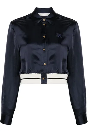 Palm Angels Camisa satinada con botones