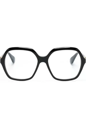 Cartier Lentes con armazón oversize y placa del logo