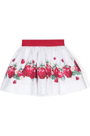 MONNALISA Falda con frutas estampadas