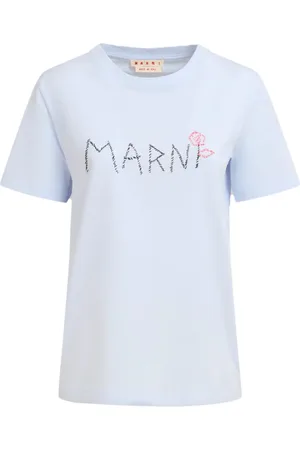 Marni Playera con parche del logo