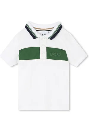 HUGO BOSS Playera tipo polo con logo bordado