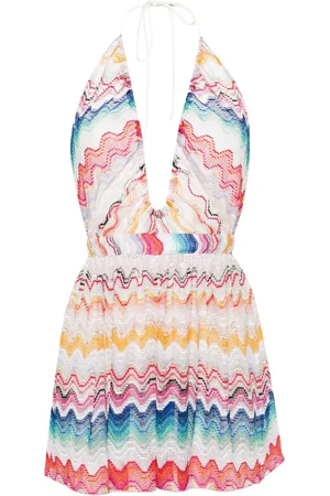 Missoni Jumpsuit corto entretejido en zigzag