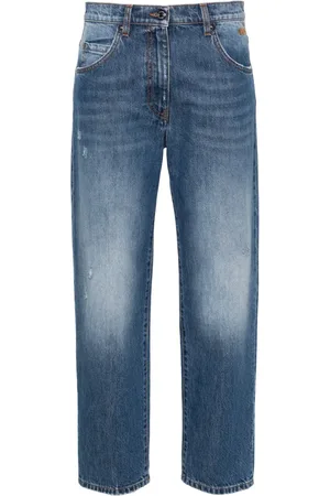 Msgm Jeans capri con tiro medio