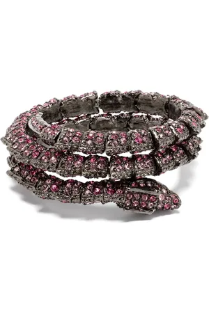 Kenneth Jay Lane Pulsera Snake con detalle de strass