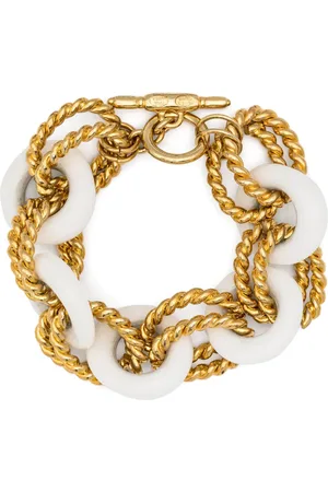 Kenneth Jay Lane Pulsera de cadena de archivo