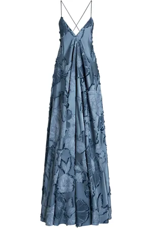Etro Vestido con motivo floral en jacquard