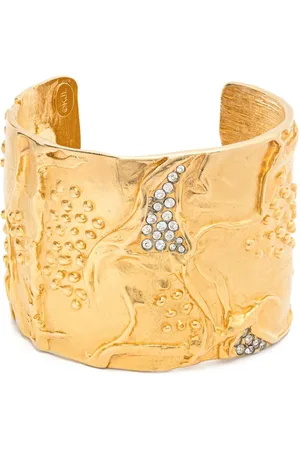 Kenneth Jay Lane Brazalete con detalles de cristal