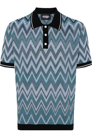 Missoni Playera tipo tejida en zigzag