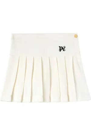 Palm Angels Falda corta con diseño plisado