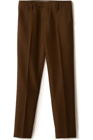 Miu Miu Pantalones con logo bordado