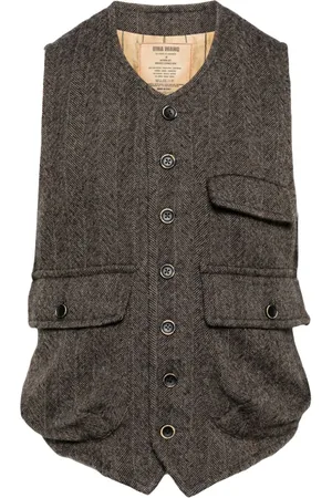 UMA WANG Chaleco con cuello en V