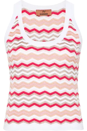 Missoni Top con tejido en zigzag