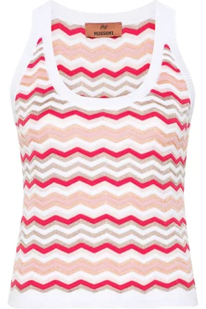 Missoni Top con tejido en zigzag
