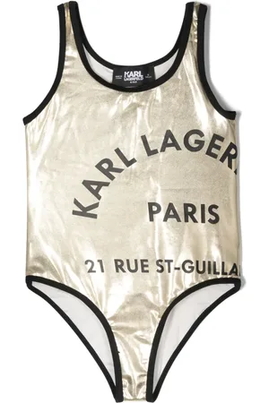 Karl Lagerfeld Traje de baño metalizado