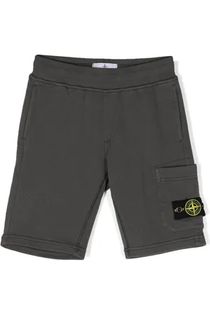 Stone Island Shorts deportivos con distintivo Compass