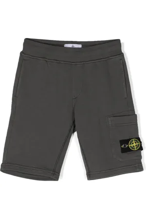 Stone Island Shorts deportivos con distintivo Compass