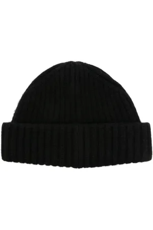 Totême Gorro de cachemira tejido de canalé