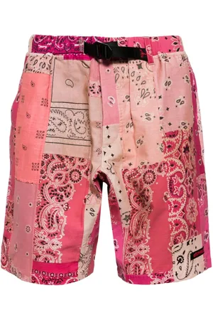 READYMADE Bermudas con diseño patchwork
