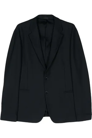 Giorgio Armani Blazer de piqué con botones
