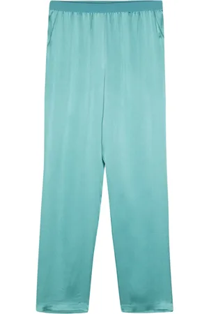 SEMICOUTURE Pantalones rectos de charmeuse