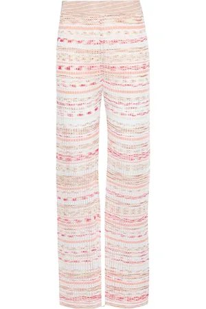 Missoni Pantalones tejidos con rayas en intarsia