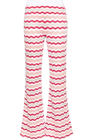 Missoni Pantalones con tejido en zigzag