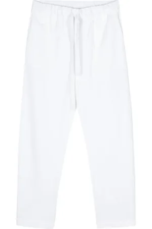 SEMICOUTURE Pantalones tapered estilo gabardina
