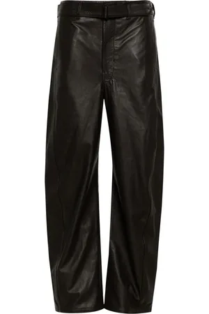 LEMAIRE Pantalones anchos con tiro alto