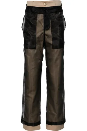 Feng Chen Wang Pantalones reversibles a capas