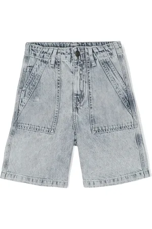Zadig & Voltaire Shorts de mezclilla con parche del logo
