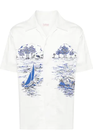 Fursac Camisa con estampado gráfico