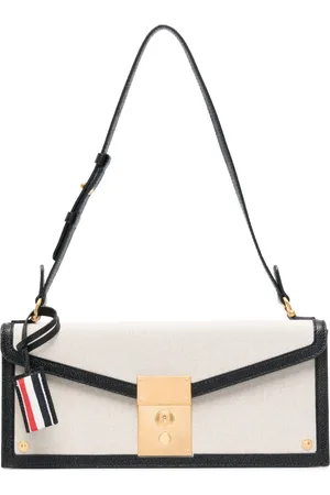 Thom Browne Bolsa de hombro con motivo de rayas RWB