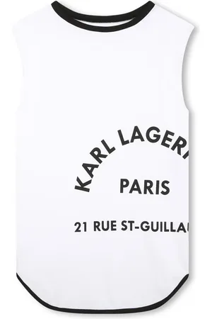 Karl Lagerfeld Vestido con logo estampado